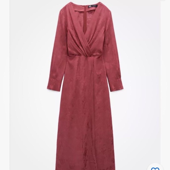 Zara Jacquard Midi Dress - Picture 6 of 7